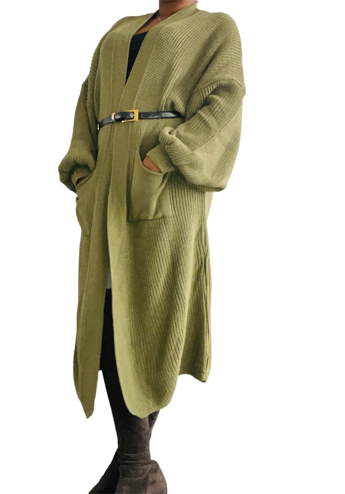 GALIA KNITTED OVERSIZED CARDIGAN
