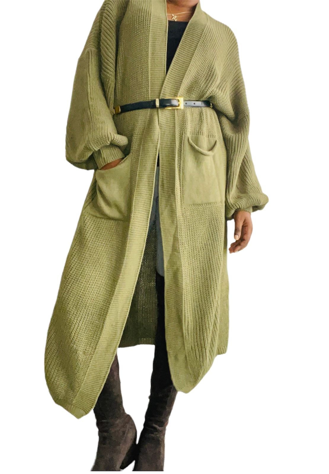 GALIA KNITTED OVERSIZED CARDIGAN