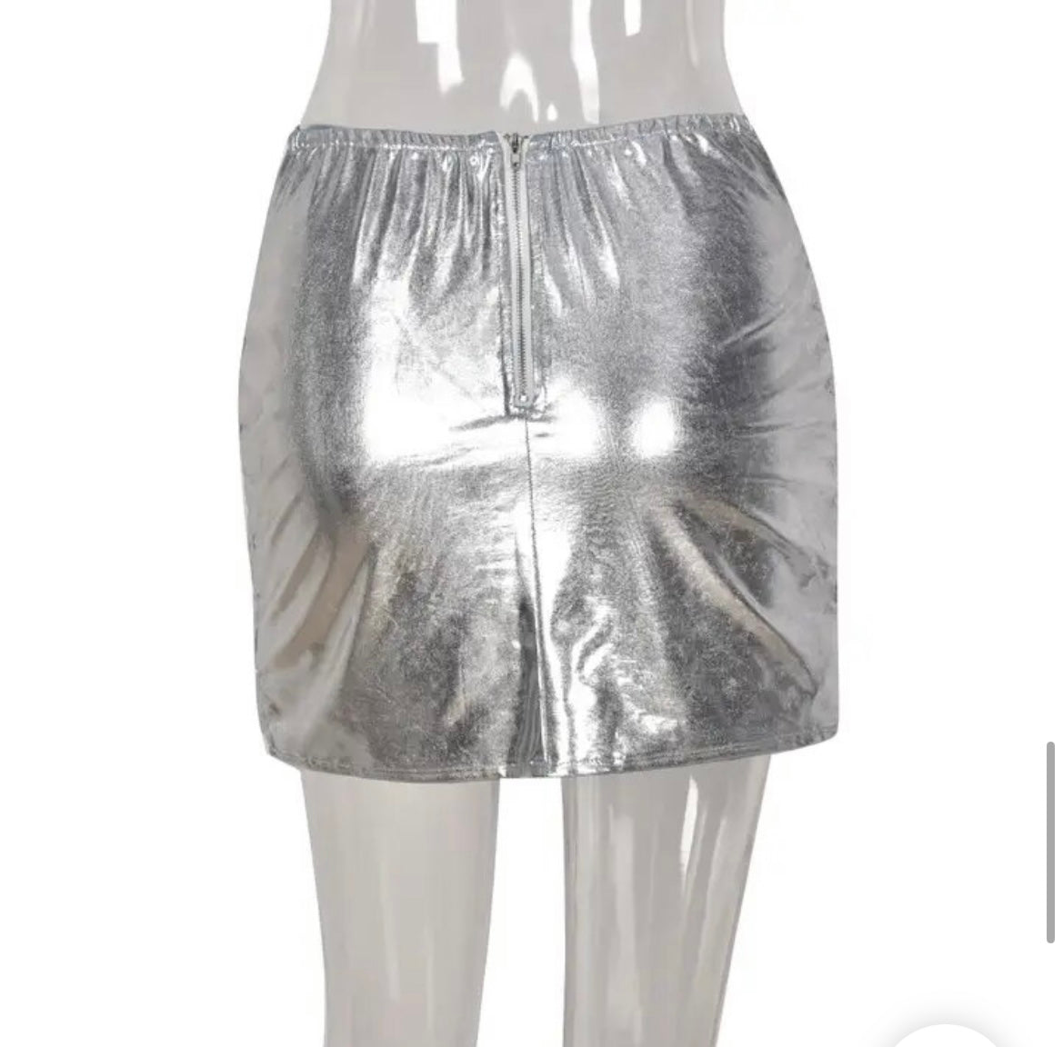 PRE ORDER GALACTIC METALLIC PUFFER SKIRT