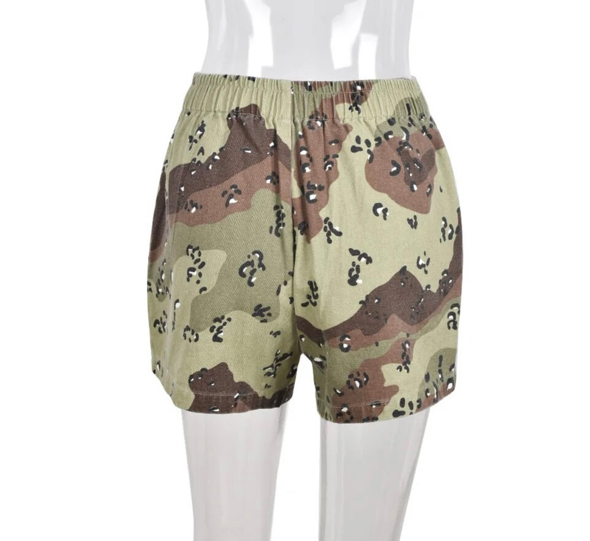 PRE ORDER KARMA CAMOUFLAGE SHORTS