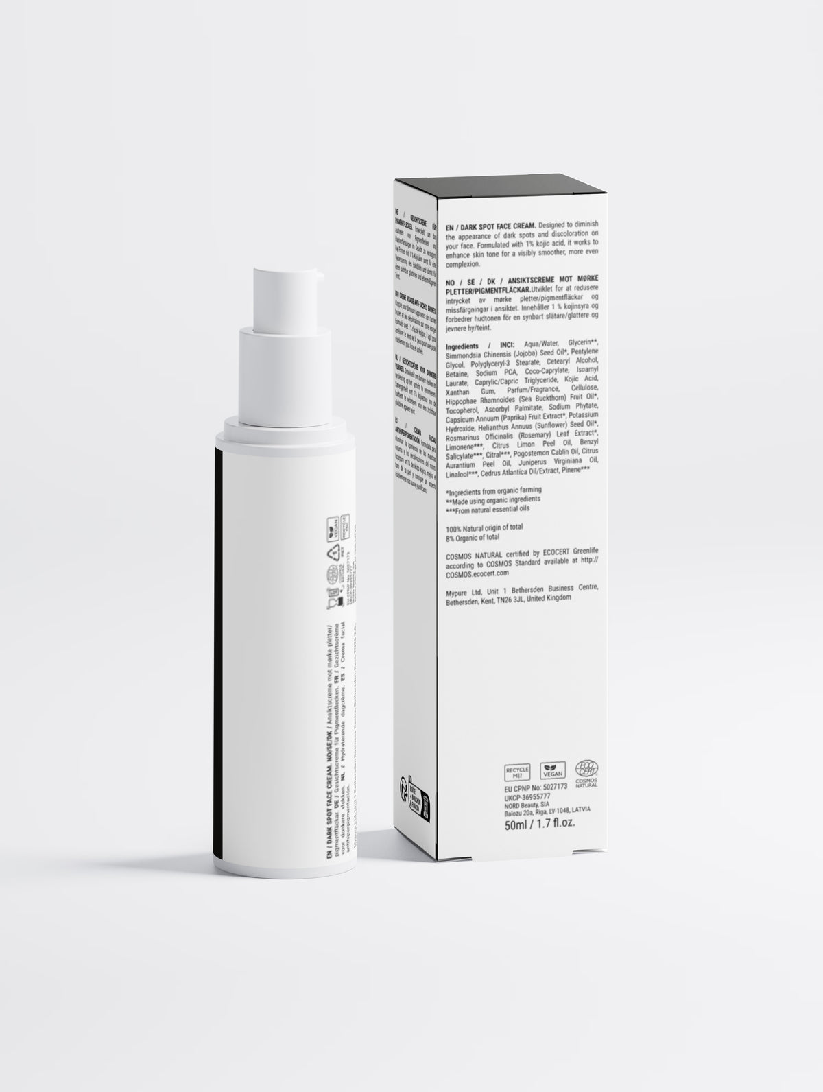 Dark Spot Correcting Cream with Kojic Acid