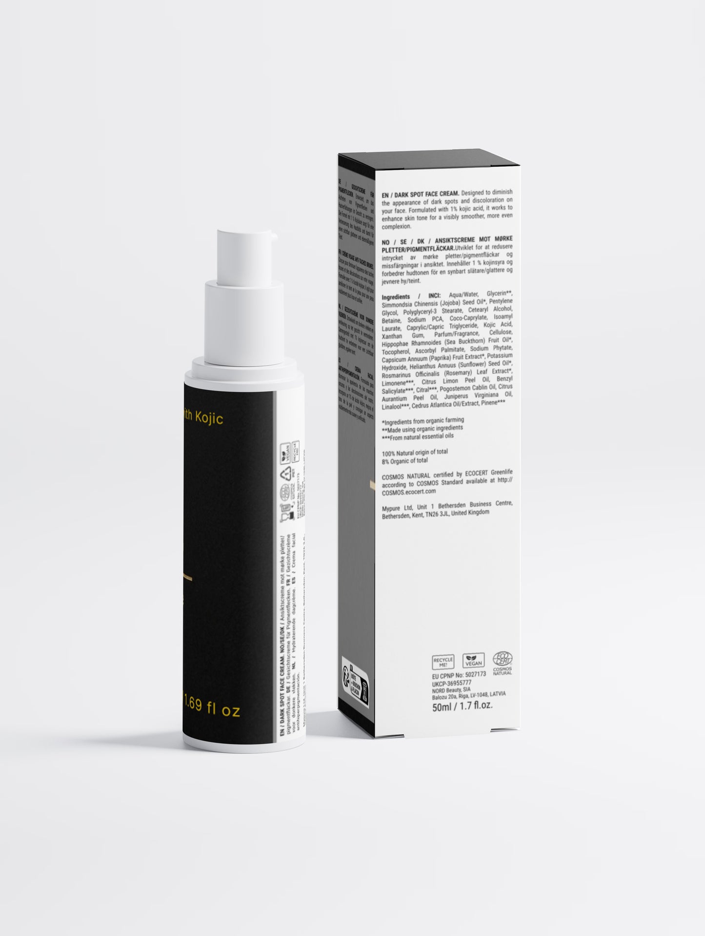 Dark Spot Face Cream with Kojic Acid