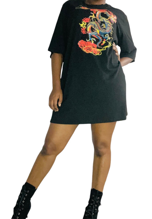 PRE ORDER EOS CHINESE DRAGON T-SHIRT DRESS